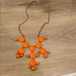 Orange Statement Necklace